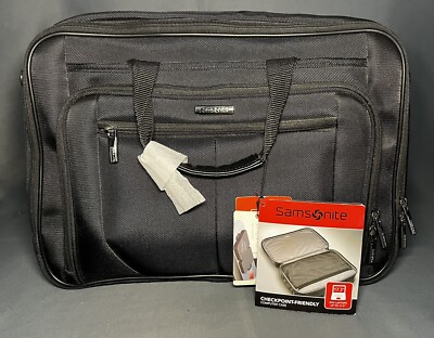 Samsonite Checkpoint Friendly Computer Case 17.3  Laptop - Black NEW