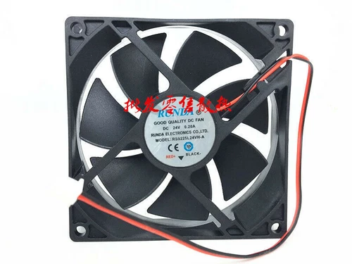 1PC    welding fan cooling fan RS9225L24VH-A 9225 9.2CM 24V 0.20A