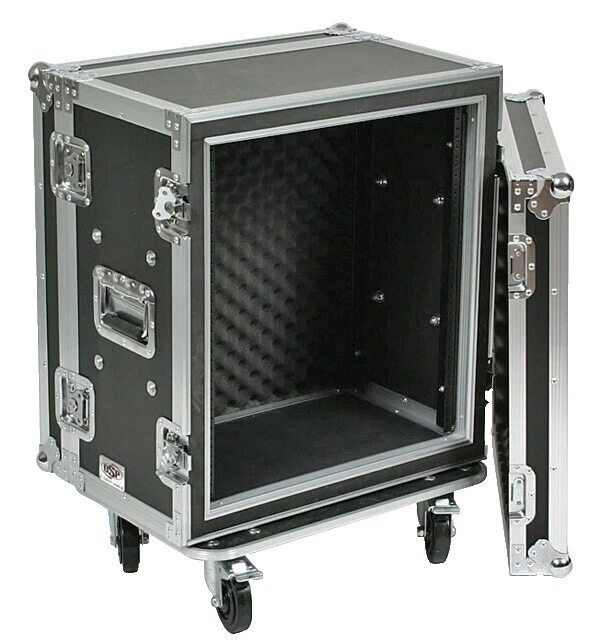 Los casos de rack de audio profesional de usos múltiples con Montaje de choque