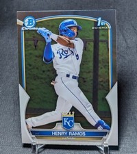 Henry Ramos 1st Chrome Prospects Rookie Card RC 2023 Bowman #BCP-96 KC Royals