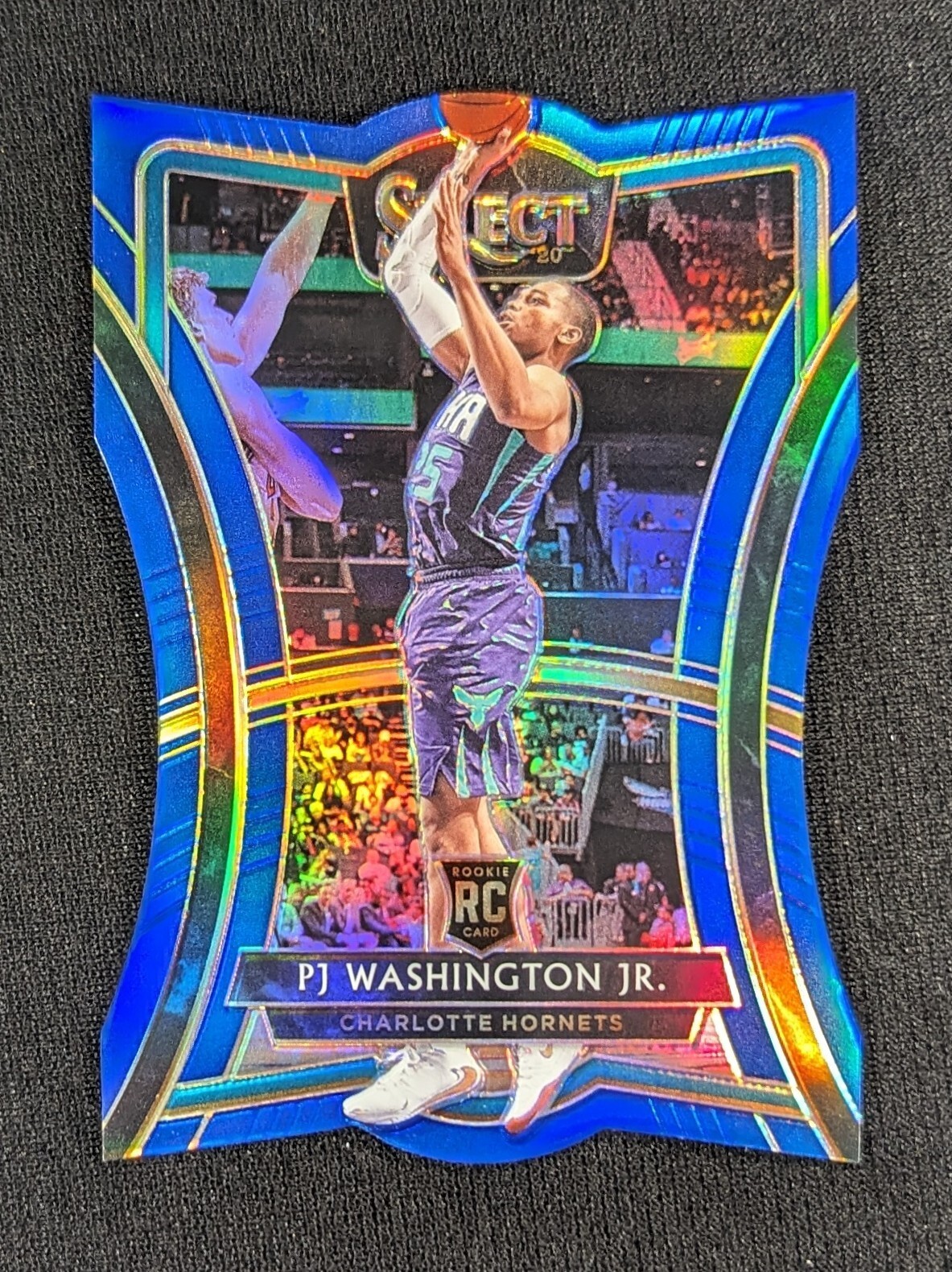 2019 Panini Select Premier Level Blue Prizm /249 PJ Washington Jr #127 Rookie RC