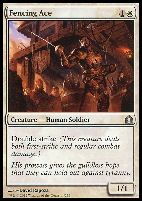 Magic the Gathering MTG Fencing Ace (11) Return to Ravnica   LP