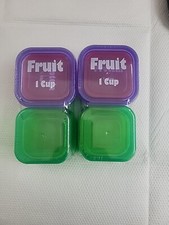 Food Storage- Containers Color Coded Portion Control Set Weight Loss 2 sets of 6