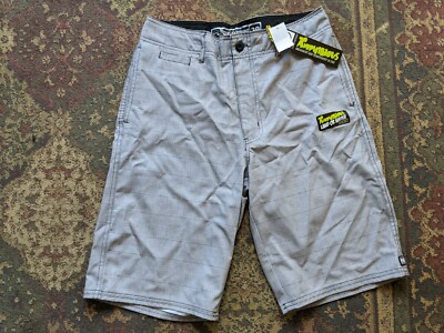 Ocean Current Adult 30 Outdoor Shorts Gray Stone Casual Mens Swim Trunks 