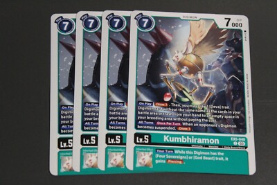 Digimon TCG (2020) - EX5-040 - 4x Kumbhiramon - Grün - Common