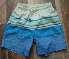 Cat Jack boys Blue /Green swim trunks size 6/7