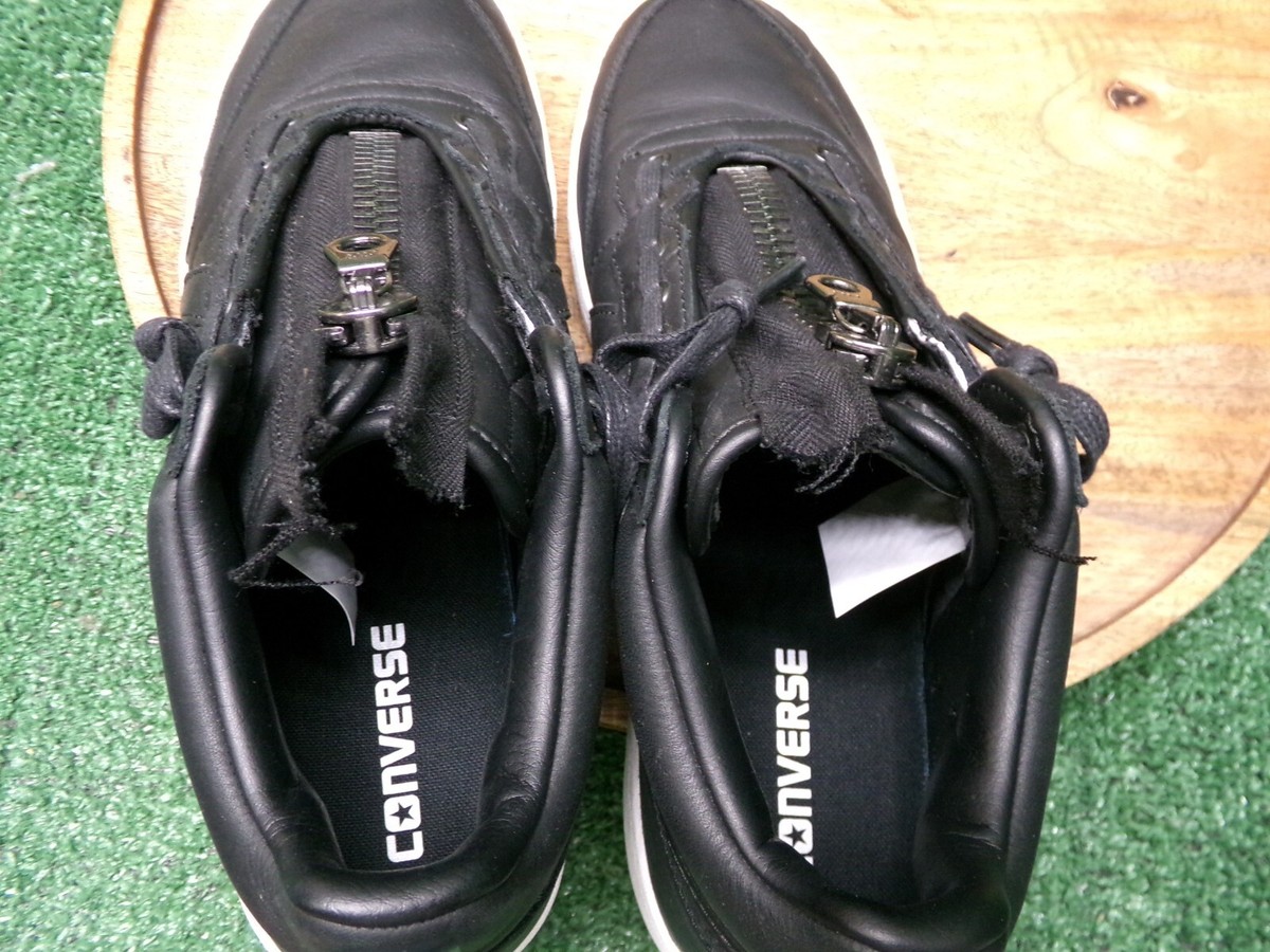 Converse Mens Fastbreak Mid Thinsulate Black White Leather  display picture 3