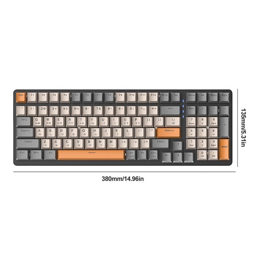 RGB Mechanical Keyboard USB Type C Gamer Keypad Wired Keypad for Laptop Computer - Picture 10 of 10