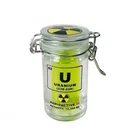 Uranium Glass Jar with vial Radioactive Nuclear Experiment