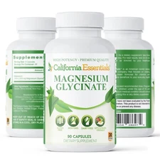 Magnesium Glycinate Chelated for Maximum Absorption, Support Strong Bones 270 CP