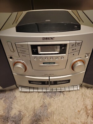 READ Vintage Sony CFD-ZW755 CD/Radio/Cassette Boombox 27242564015