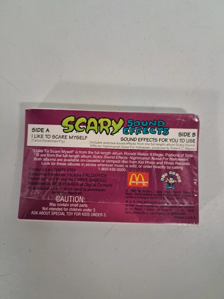 Vintage 1995 McDonald's Magical Radio Scary Sound Effects Cassette Tape New... - Image 2 of 2