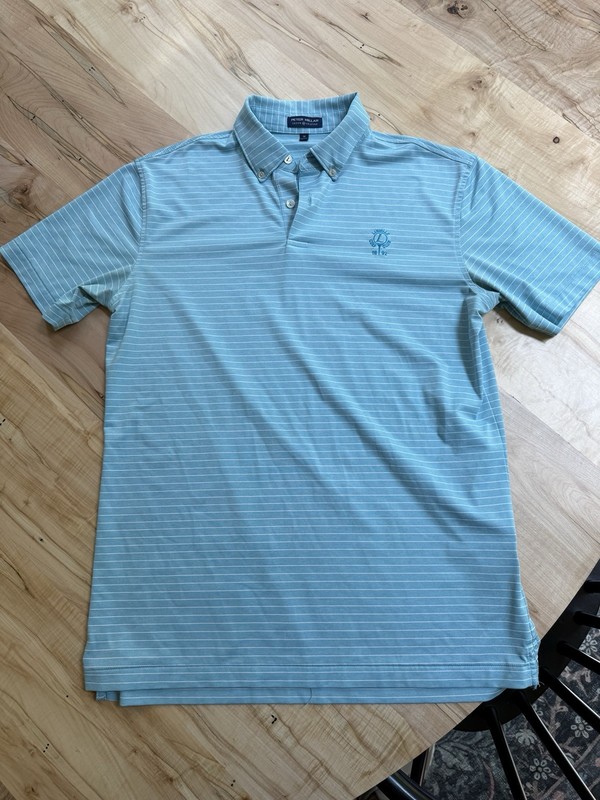 Linville Golf Club Golf Polo Shirt Peter Millar Crown Crafted Medium