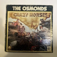 The Osmonds - Crazy Horses LP Record 1972 Kolob MGM Rock 33 RPM