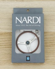 Nardi Torino Classic Wood Steering Wheel Keyring Keychain Made In Japan Boxed
