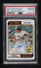 2023 Topps Heritage Real One Adley Rutschman #ROA-ARN PSA 10 GEM MT Auto 0ok8