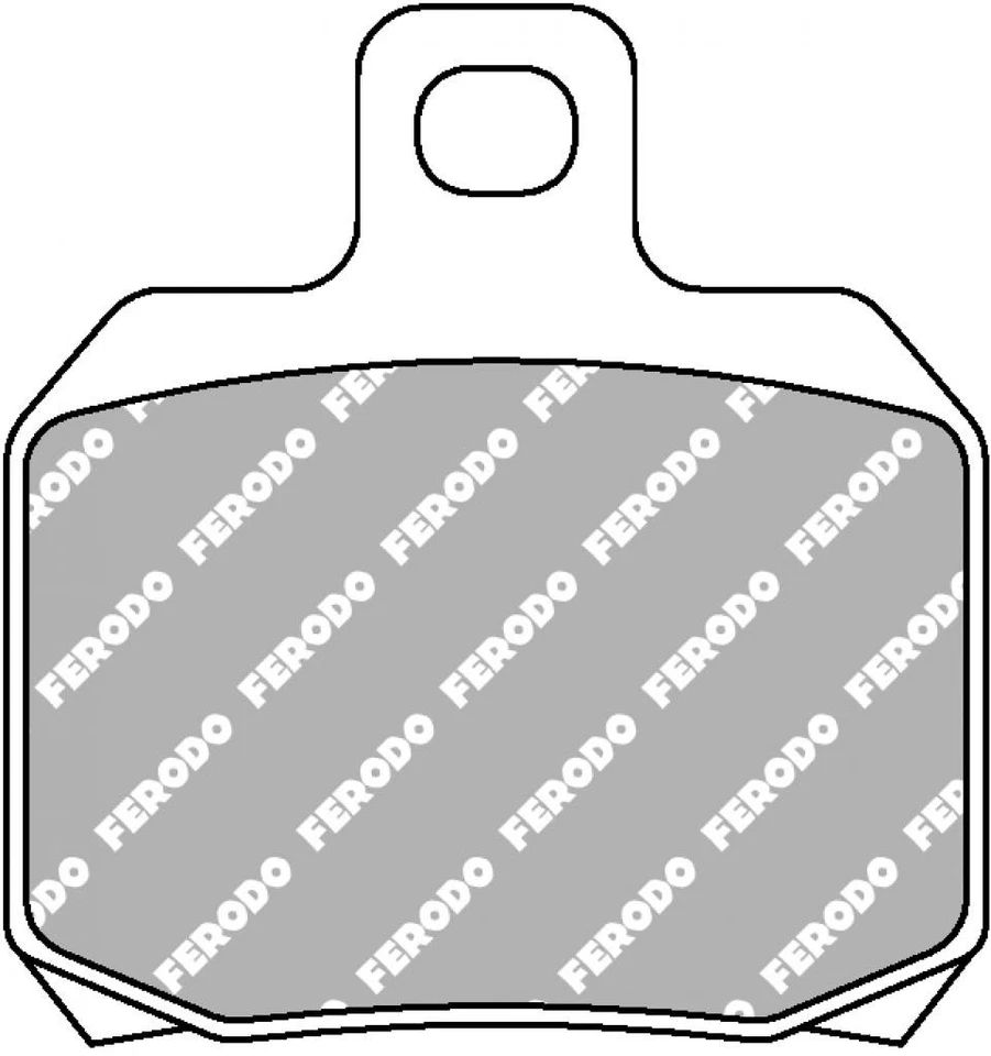 Plaquette de frein Ferodo pour Moto Malaguti 50 Drakon Naked 2004 à 2006 AV Neuf - Photo 2/4