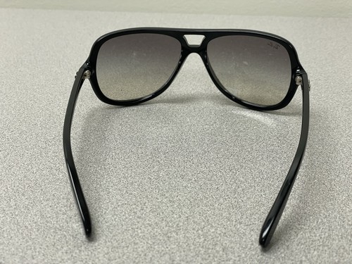 Ray Ban Aviator RB4162 601 32 59-15 140 Black Sunglasses Eyeglasses *FRAMES ONLY - Picture 5 of 9