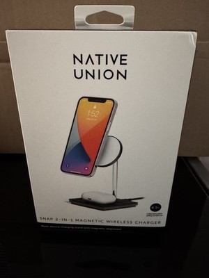 Native Union 2-in-1 Magnetic Wireless Charger Stand For Devices
