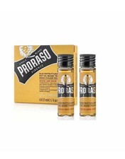 Proraso Single Blade Wood and Spice Hot Oil Beard Treatment, 4x 17ml