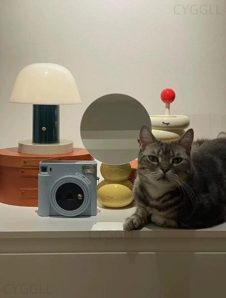 Lámpara de Mesa Seta Moderna Regulable Luz Nocturna Inalámbrica Táctil Recargable D... Foto 4 de 4