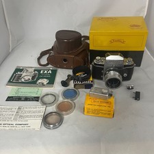 Exakta IHAGEE Exa Dresden 35 Camera Isco-Gottinge Lens Case Original Box  Acces