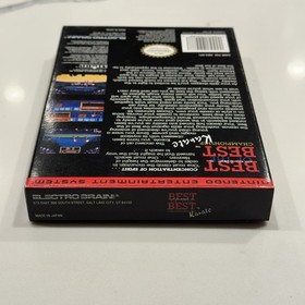 Lo mejor de lo mejor: Championship Karate (NES, 1992) aut&eacute;ntico en muy buena condici&oacute;n caja completa en caja original