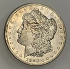1883 Morgan Silver Dollar Coin Circulated 0.9 Fine $1 US Business Strike