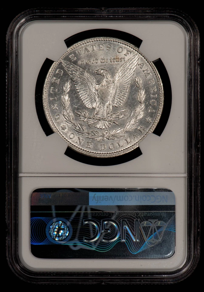 1893 $1 Morgan Silver Dollar - Key Date Looks Original - NGC AU Dets - SKU-B5285 - Image 2 of 4