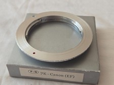 New Lens Adapter for Pentax PK Mount Lens - Canon EOS Camera PK - EOS/EF 