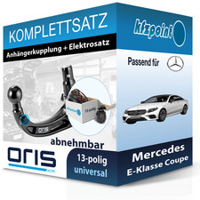 ORIS Anhängekupplung abnehmbar und E-Satz für Mercedes E-Klasse Coupe 09-17 AHK