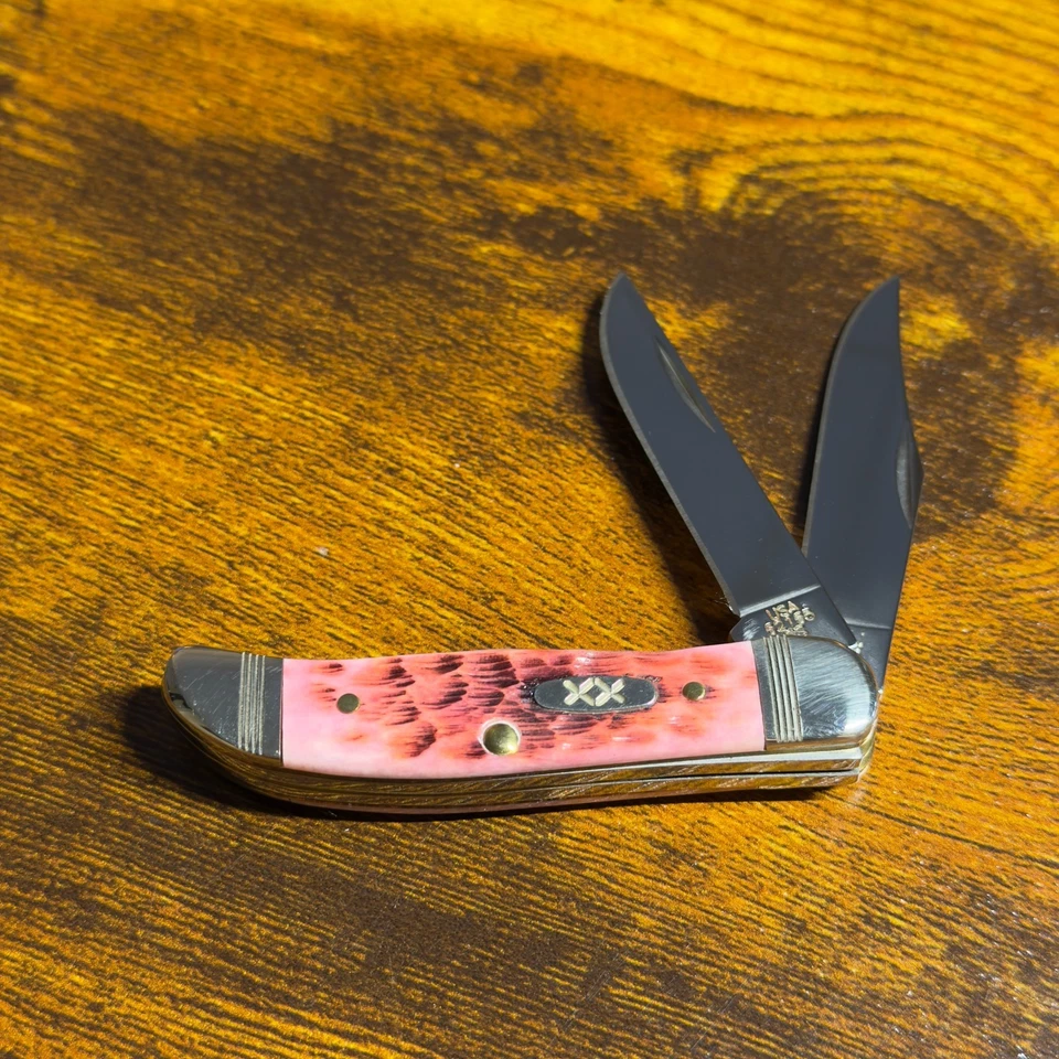 Карманный охотничий нож Case XX 27723 Raspberry Bone 62165 SS 2 3/4 дюйма - Изображение 3 из 4
