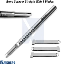 Dental Bone Scraper Straight With Blades Implant Harvester Bone Grafting Tools