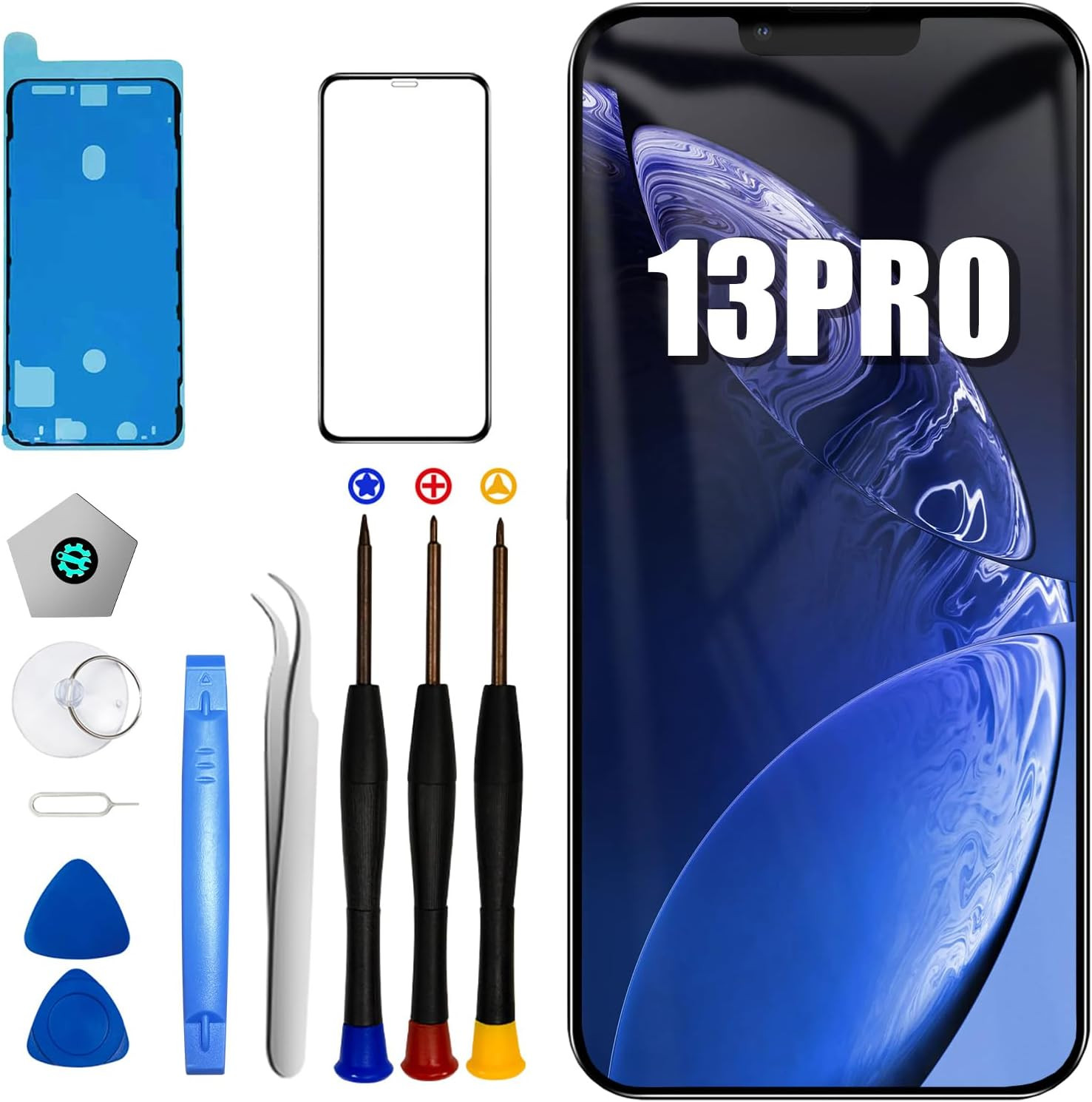 Écran LCD COF pour iPhone 13 Pro HD 120Hz avec kit outils de réparation
