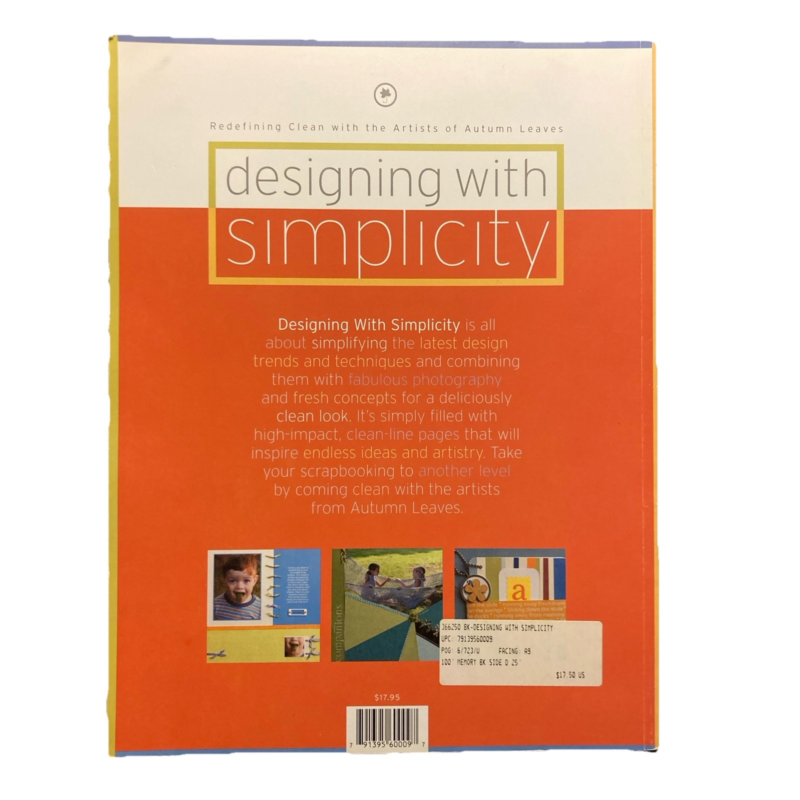 как выглядит Designing with Simplicity Artists of Autumn Leaves Paperback 2004 фото