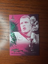 2020 Panini Luminance Christian McCaffrey Green Lights Out 9 Of 10 MINT!