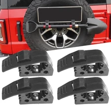 4 Pcs Shovel Holder Rubber Clamp Grip Mounting Brackets Kit Universal