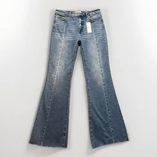 MoCo Boutique Tummy Control Flare Leg Jeans NWT 15 32