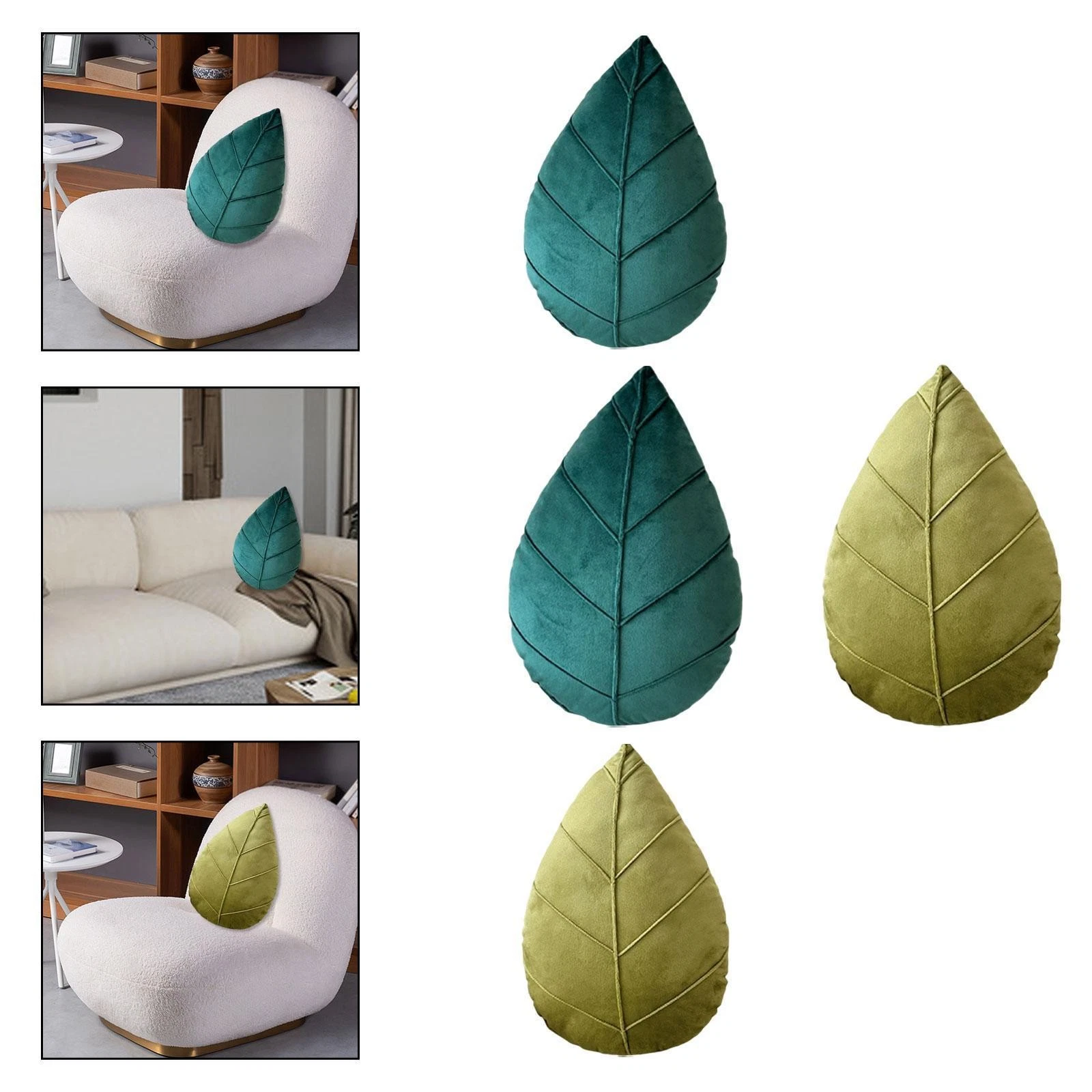 Leaf Decorative Pillow Plush Throw Pillow Party Favor Travel Gift Soft for