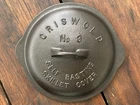 Griswold Cast Iron #3 Fully Marked Low Dome Skillet Lid