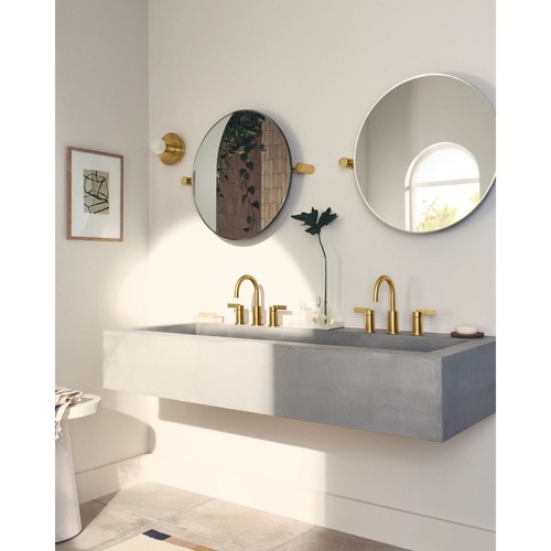 Moen T6222 Cia 1.2 GPM Widespread Bathroom Faucet - Black - Bild 4 von 12