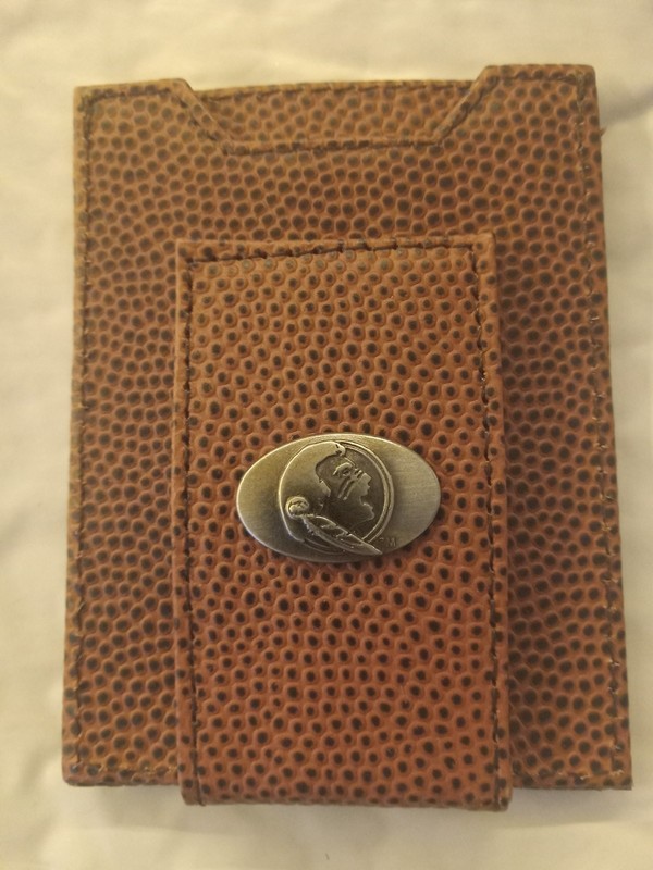 New Leather Florida State Credit Card- ID Holder