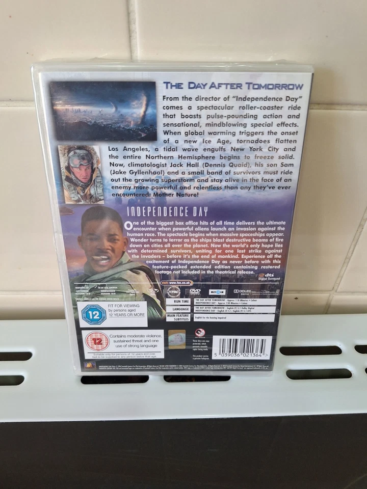 The Day After Tomorrow / Independence Day (Essential Collection) (DVD, 2005) - Image 4 of 4