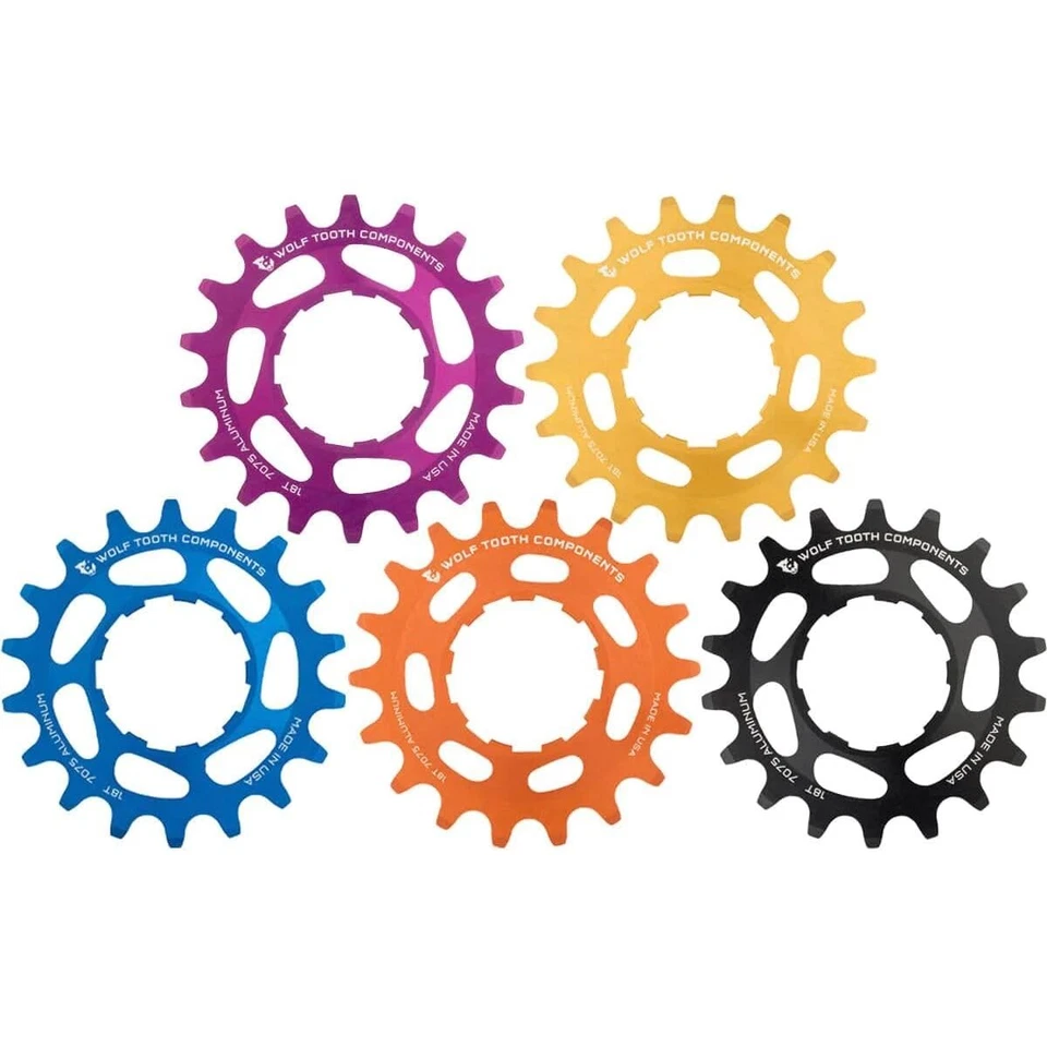 Componentes aleación de una sola velocidad engranaje púrpura, 17T Foto 2 de 2