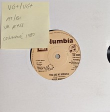 Roger Whittaker You Are My Miracle Vinyl Record 7" VG+/VG+ DB9089 1980