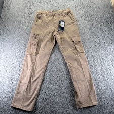 Vertical Sport Pant Mens 30x30 Brown Cotton Cargo Straight Leg Workwear Stretch