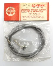 Vintage Schwinn Trigger Control Ribbed Gray Cable For 3 Speed Sturmey Archer