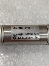 SMC NCME106-0100 Round Body Air Cylinder 1-1/16in Bore 1in Stroke 250 PSI 1.7MPa