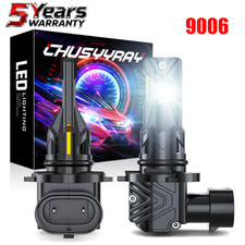 9006 LED Headlight Bulb Conversion Kit Low Beam White Super Bright 6500K