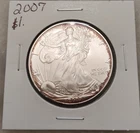 2007 Silver Eagle BU. 1oz Silver Bullion. NO RESERVE!